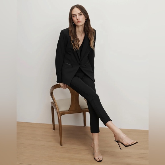 Veronica Beard scuba Dickey Jacket blazer 20 nwt $645 black - Picture 6 of 12